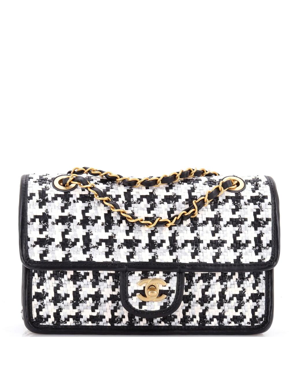 Chanel Classic Single Flap Bag Woven #290795C49B